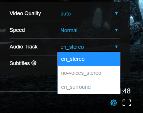 HTML5 video multiple audio tracks multi audio