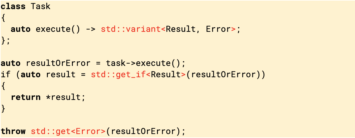 C++ std::variant