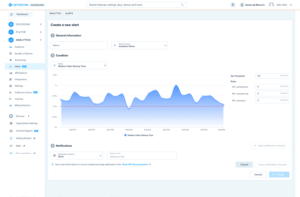 Video Analytics_ Threshold-based Alerts _Dashboard screenshot